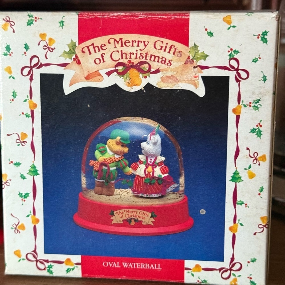 The Merry Gifts of Christmas Oval Waterball